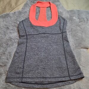 Lululemon Athletica Elevate Scoop Neck Yoga Tank Gray Size 6